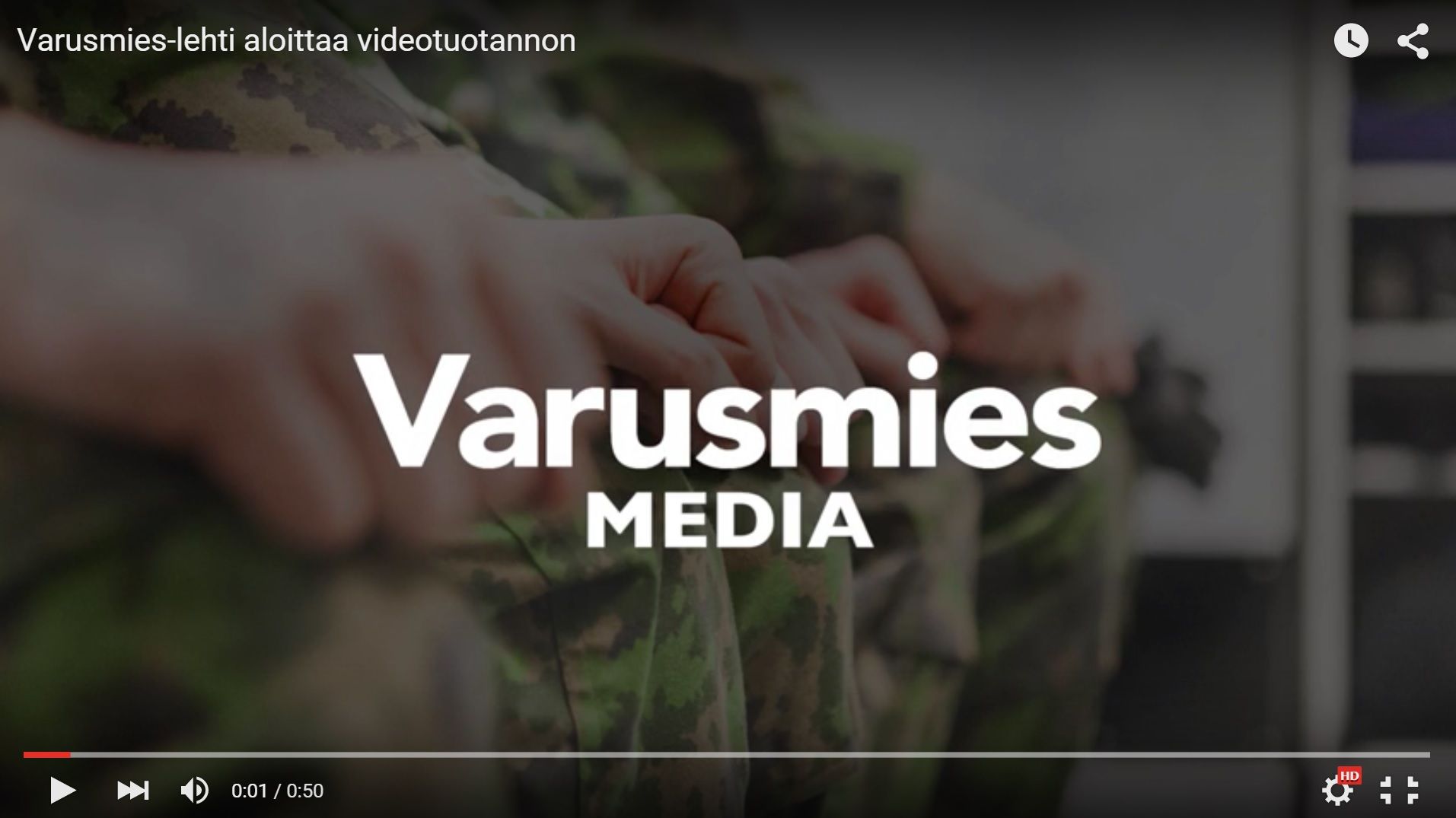 Varusmies-lehti videotuotanto1