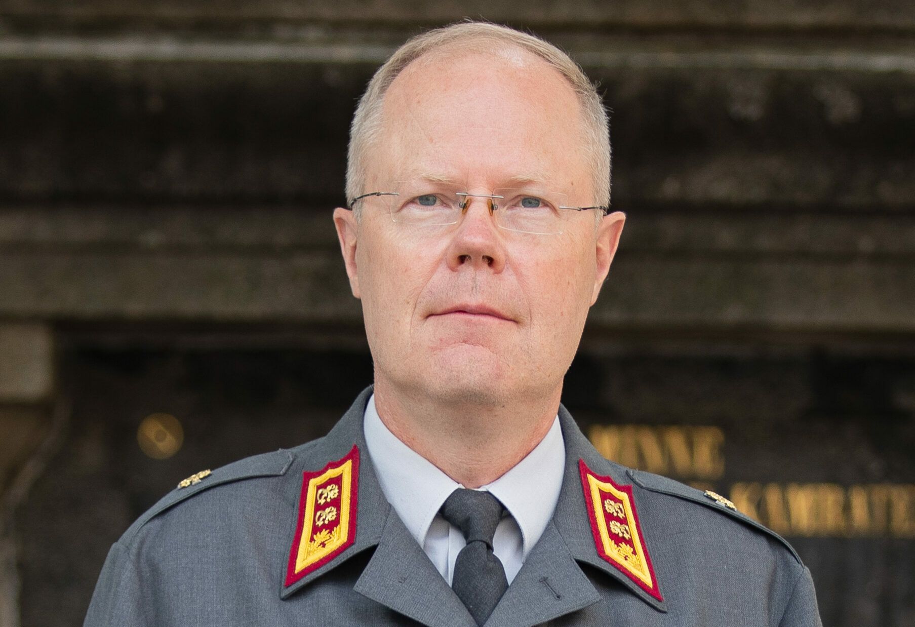 Vesa Virtanen_tentissä_Puolustusvoimat