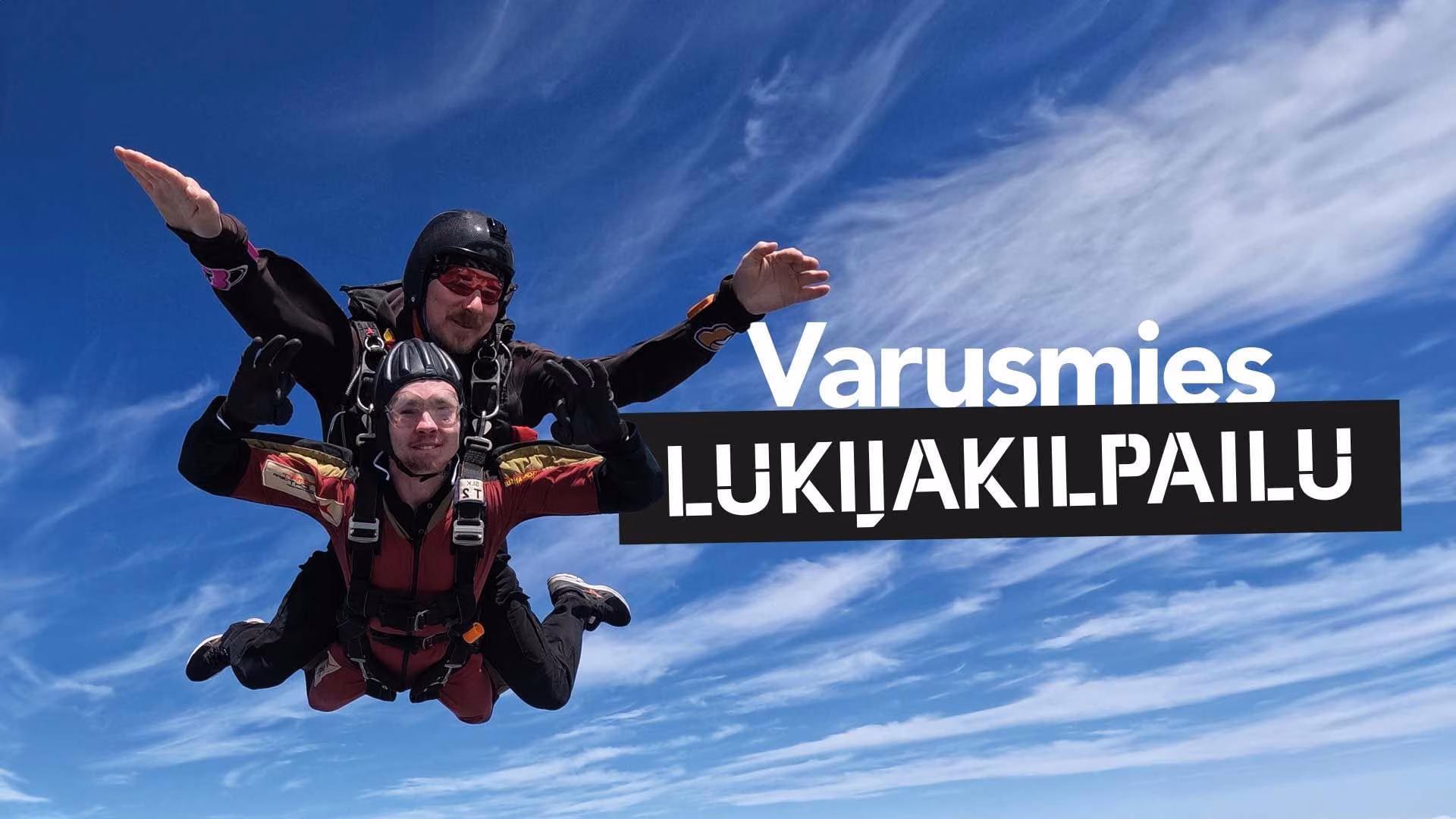 Lukijakilpailu – Voita tandemhyppy Skydive Finlandin järjestämänä